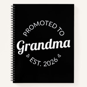Promoted To Grandma Est. 2026 I Notebook