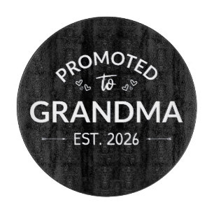 Promoted To Grandma Est. 2026 II Cutting Board