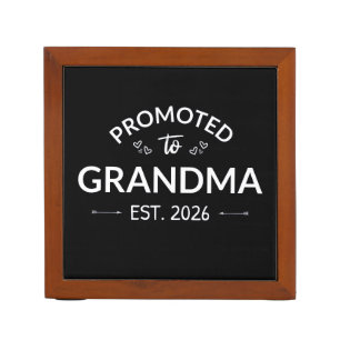 Promoted To Grandma Est. 2026 II Desk Organizer