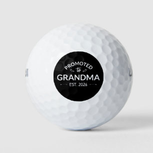 Promoted To Grandma Est. 2026 II Golf Balls