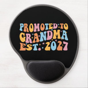 Promoted To Grandma Est 2027 New Nana Gel Mouse Pad