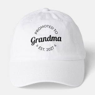 Promoted To Grandma Est 2027 New Nana I Hat