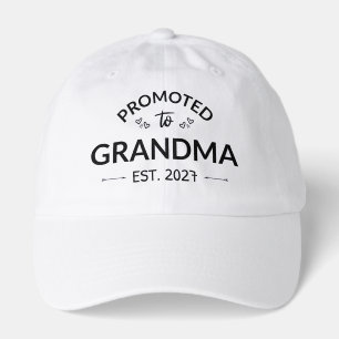 Promoted To Grandma Est 2027 New Nana II Hat
