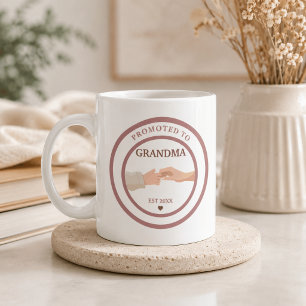 Promoted to Grandma Est. 20XX  Coffee Mug
