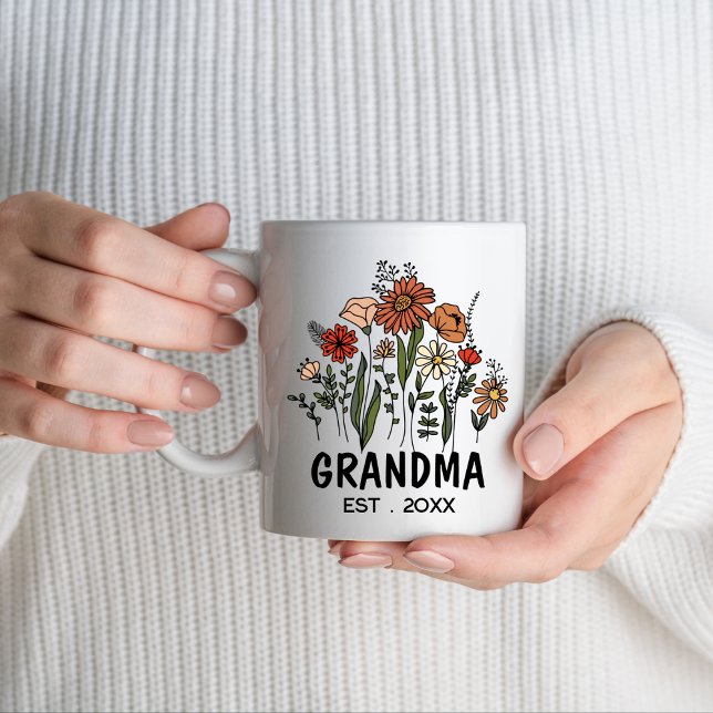 Promoted To Grandma First Time Grandma New Grandma Mug (Creator Uploaded)
