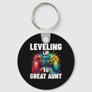 Promoted To Grandma Gender Reveal Leveling Up To G Keychain