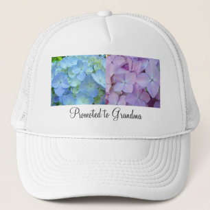 Promoted to Grandma hats Grandmother Floral