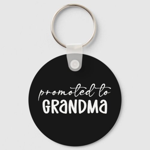 Promoted to Grandma New Grandma to be Gifts Keychain