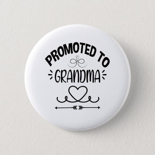 Promoted to Grandma Pregnancy Reveal Button