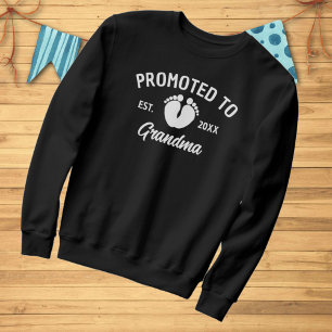 Promoted To Grandma Pregnancy reveal Sweatshirt