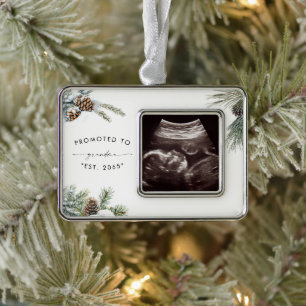 Promoted to Grandma Ultrasound Christmas Ornament