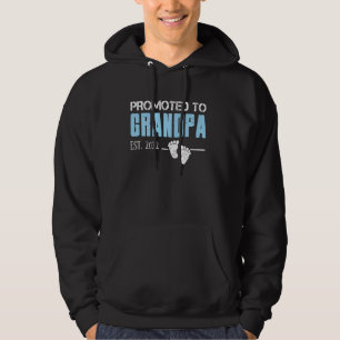 Promoted To Grandpa 2022 Funny New First Time Gran Hoodie