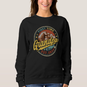 Promoted To Grandpa 2023  For New Dad First Time Sweatshirt