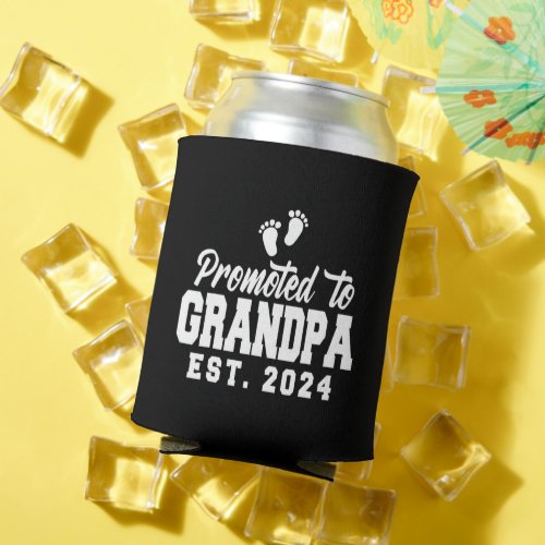 Promoted to Grandpa 2024 New Grandfather Pregnancy Can Cooler