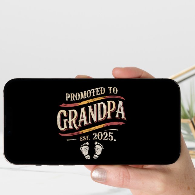Promoted To Grandpa 2025 Grandpa est 2025  Announcement (Front Digital)