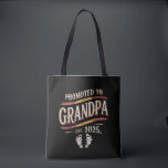 Promoted To Grandpa 2025 Grandpa est 2025  Tote Bag<br><div class="desc">Promoted To Grandpa 2025 Grandpa est 2025 Soon To Be Grandpa</div>