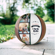 Promoted To Grandpa | Custom Photo Basketball at Zazzle