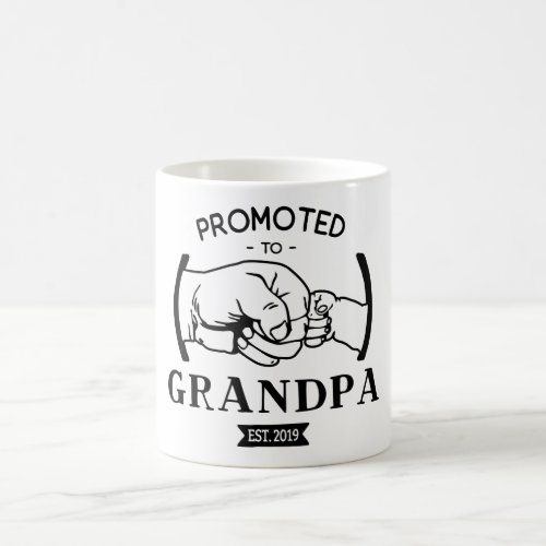 Promoted To Grandpa Est 2019 Coffee Mug