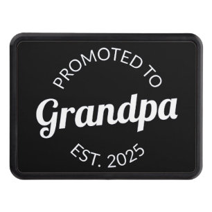 Promoted To Grandpa Est. 2025 I Hitch Cover