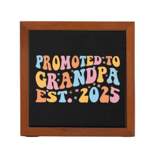 Promoted To Grandpa Est. 2025 III Desk Organizer