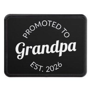 Promoted To Grandpa Est. 2026 I Hitch Cover