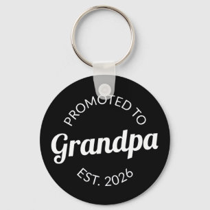 Promoted To Grandpa Est. 2026 I Keychain