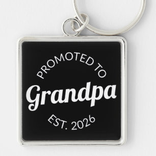 Promoted To Grandpa Est. 2026 I Keychain