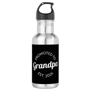 Promoted To Grandpa Est. 2026 I Stainless Steel Water Bottle