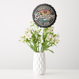 Promoted To Grandpa Est 2026 Pregnancy Retro Balloon