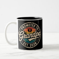 Promoted To Grandpa Est 2026 Pregnancy Retro