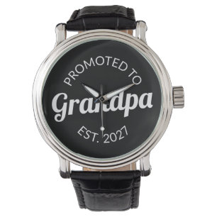 Promoted To Grandpa Est 2027 New Papa I Watch