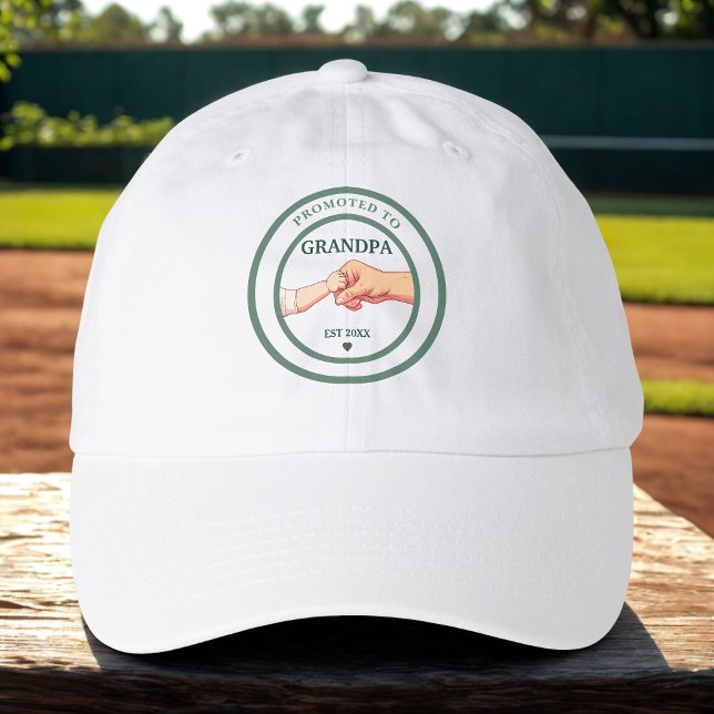 Promoted to Grandpa Est. 20XX Dad Cap (Creator Uploaded)