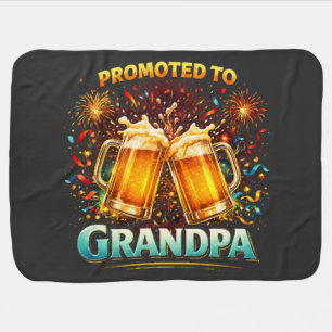 Promoted To Grandpa Future Baby Blanket
