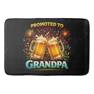 Promoted To Grandpa Future Bath Mat
