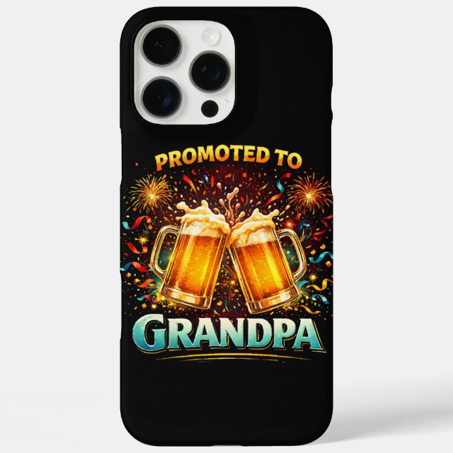 Promoted To Grandpa Future Case-Mate iPhone Case (Back)