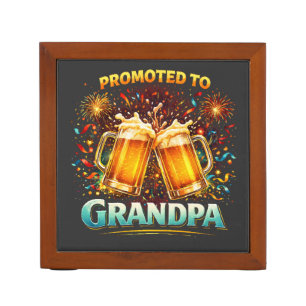 Promoted To Grandpa Future Desk Organizer