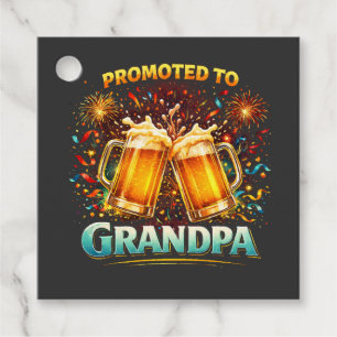 Promoted To Grandpa Future Favor Tags