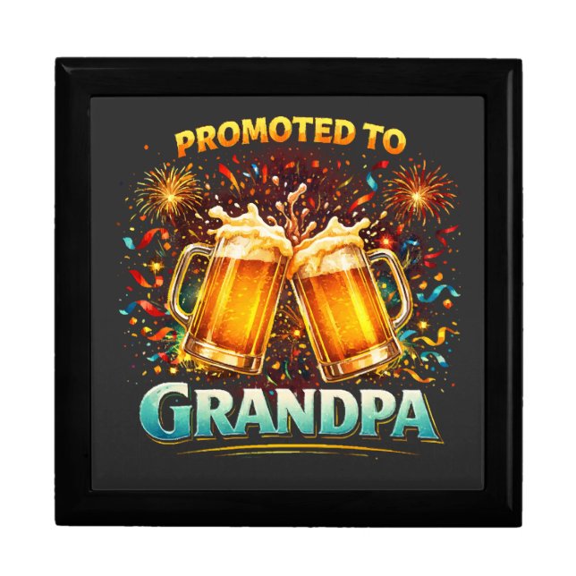 Promoted To Grandpa Future Gift Box (Front)