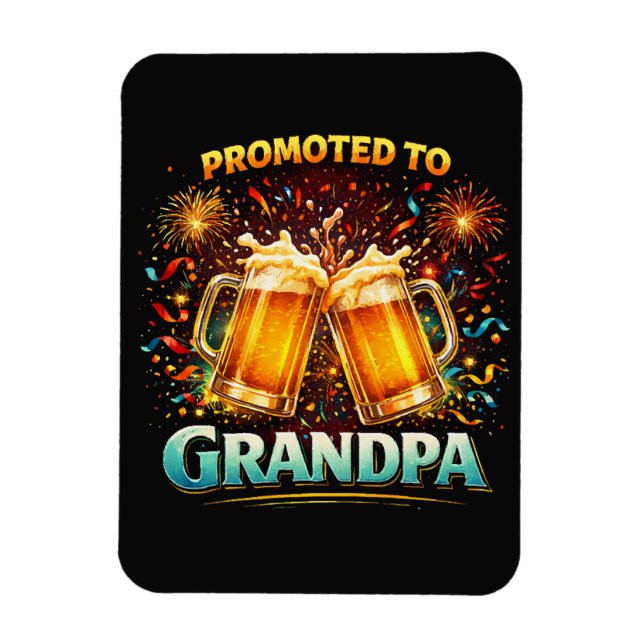 Promoted To Grandpa Future Magnet (Vertical)