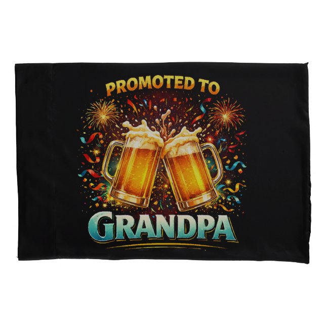 Promoted To Grandpa Future Pillow Case (Front)