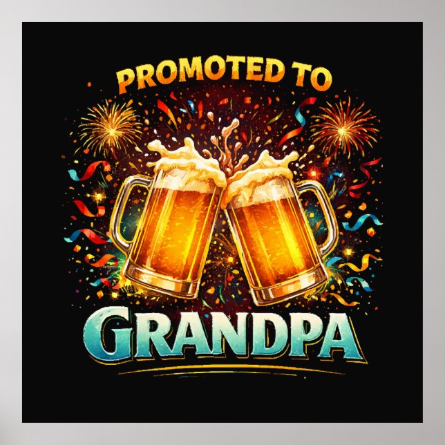 Promoted To Grandpa Future Poster (Front)