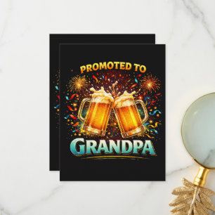 Promoted To Grandpa Future Thank You Card
