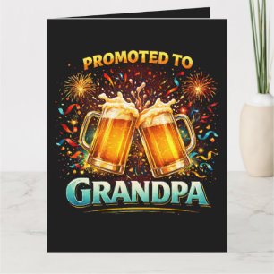 Promoted To Grandpa Future Thank You Card