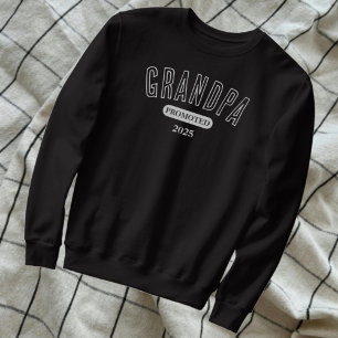 Promoted To Grandpa Granddad Reveal Sweatshirt