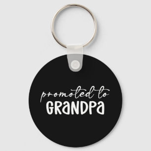 Promoted to Grandpa New Grandad to be gifts Keychain
