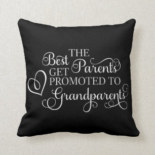 Promoted to Grandparents Pillow