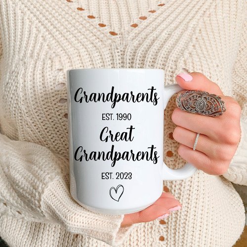Promoted To Grandparents  Pregnancy Announcement Mug