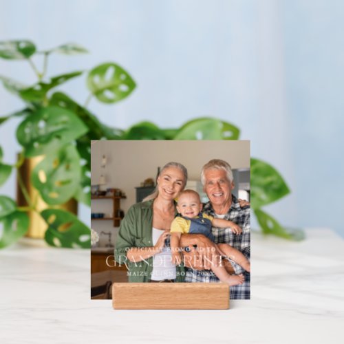 Promoted to Grandparents  Year Established Photo Holder
