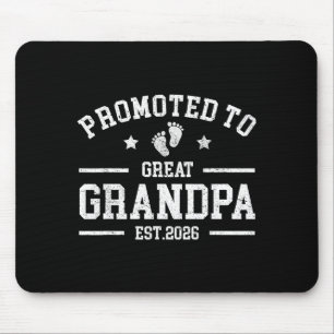Promoted To Great Aunt Est 2026 New Great Aunt Fat Mouse Pad