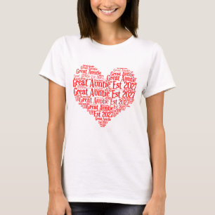 Promoted to Great Auntie Est 2027, Gift for Aunt T-Shirt